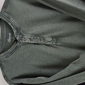 Roundtree & Yorke | Men's Olive Casual Long Sleeves Athleisure Polo Sz L